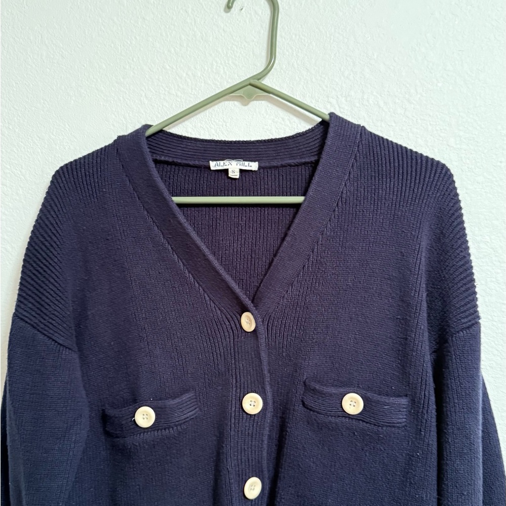 Alex Mill Jo Ribbed Women's Cardigan Size S - Picture 3 of 7